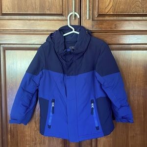 Like new LL Bean 4T ski coat with grow cuffs